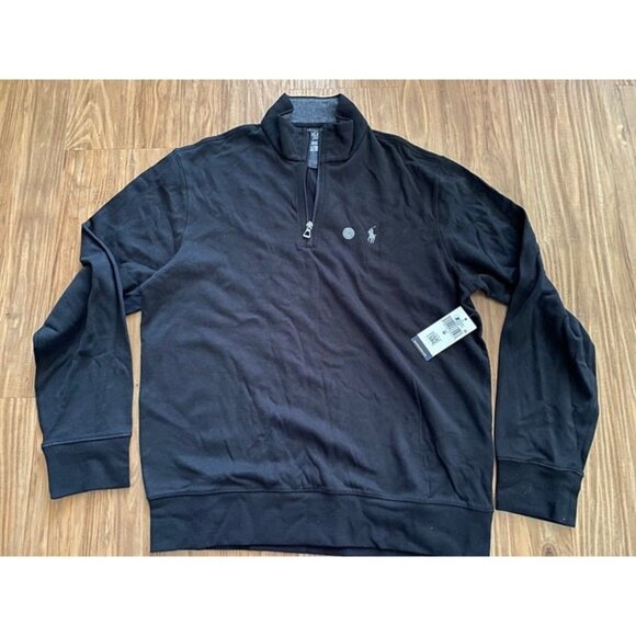 Ralph Lauren Polo Quarter Zip (Black - Medium)
